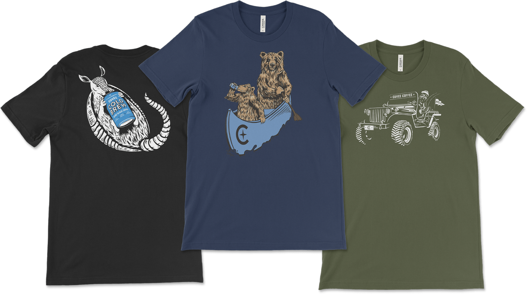 Cuvée Coffee branded t-shirts